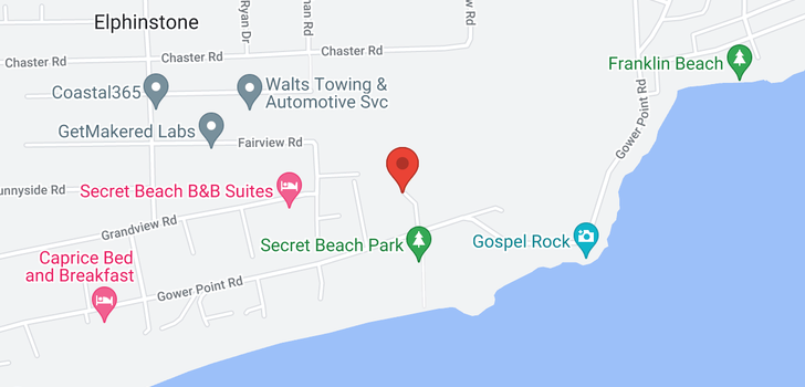 map of 914 GOWER POINT ROAD